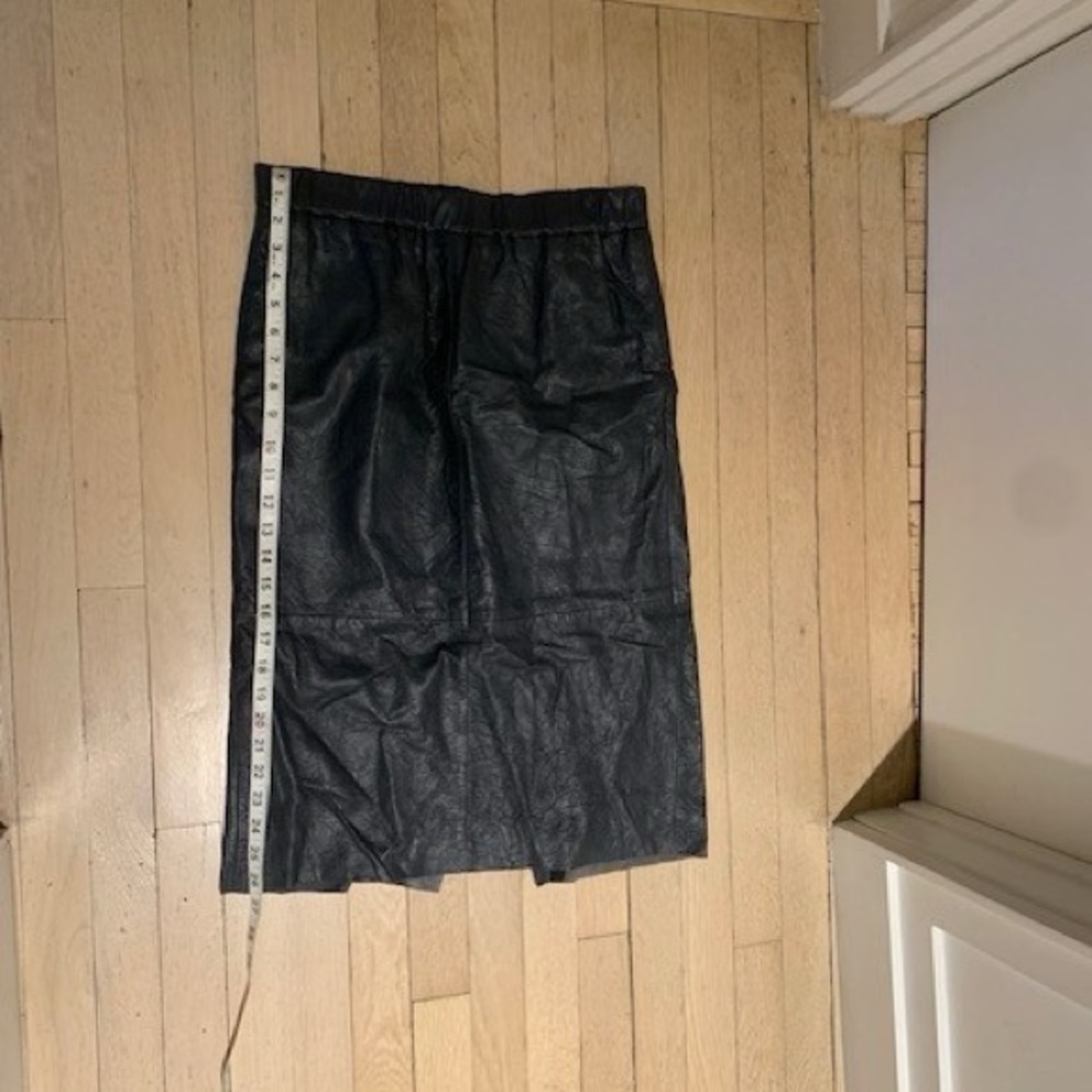 COS Blue/Grey Leather Top and Skirt - Picture 11 of 14